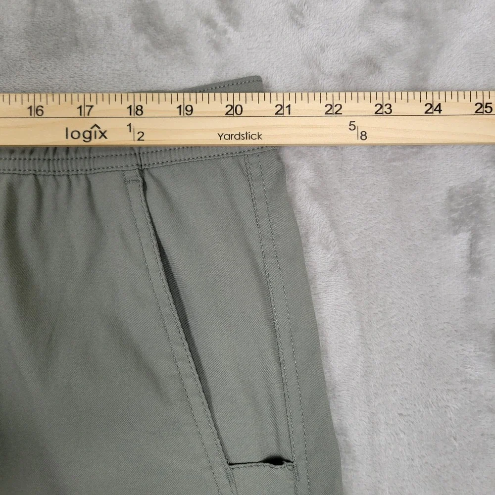 Prana Stretch Zion Field Pants Mens 2XL 42x32 Olive Green Outdoors Vented Hiking